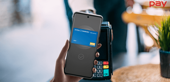 Transazione contactless con l'app Huawei Pay